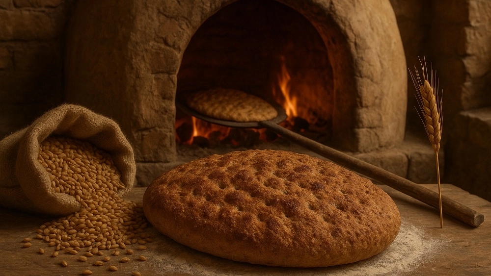 نحوه تولید نان سنتی سبوسدار در نان بیدک اصفهان نحوه تولید نان سنتی سبوسدار در نان بیدک اصفهان